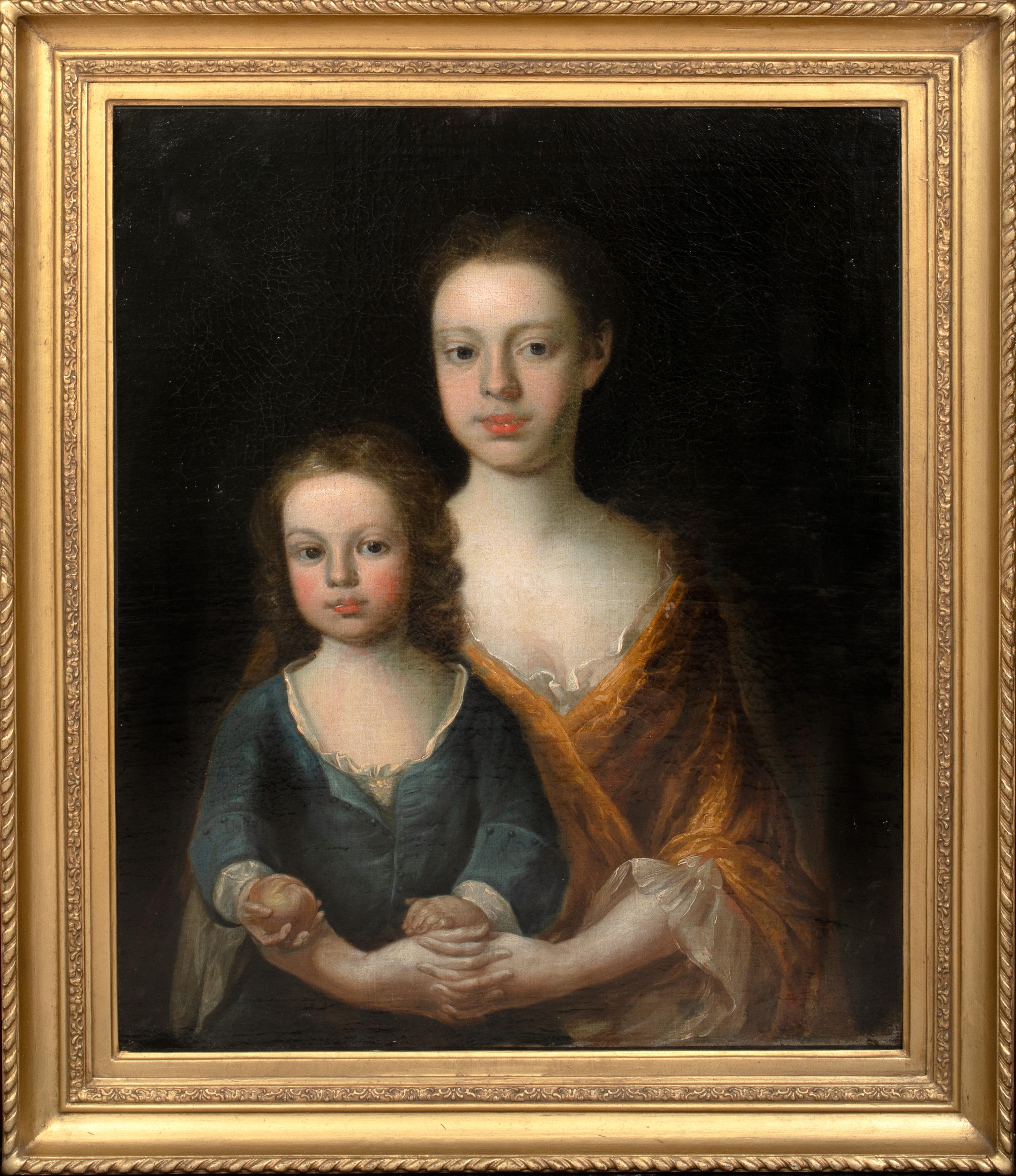 Michael Dahl Portrait Painting - Portrait Of The Russell Sisters, 17th Century Studio of Michael DAHL (1659-1745)
