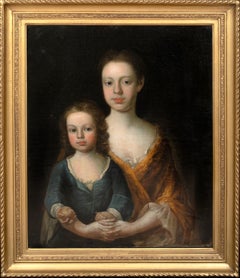 Portrait Of The Russell Sisters, 17th Century Studio of Michael DAHL (1659-1745)