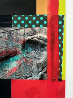 Bayan Mine, China abstract print