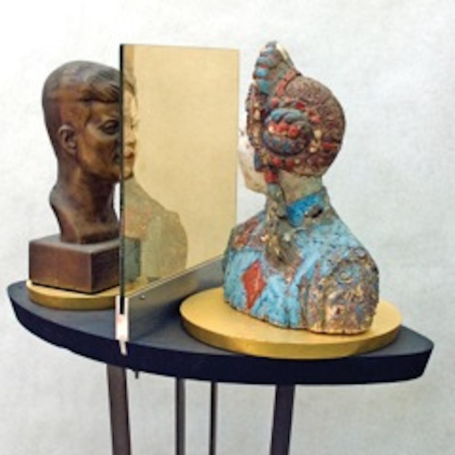 Michael Davis Figurative Sculpture - Reflection