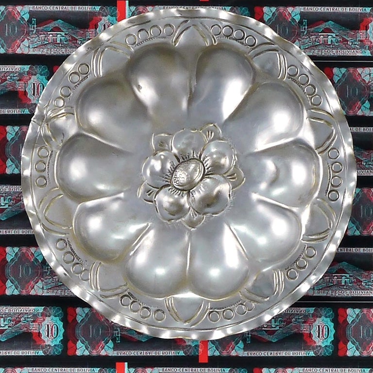 Michael Davis Silver wall sculpture For Sale at 1stDibs