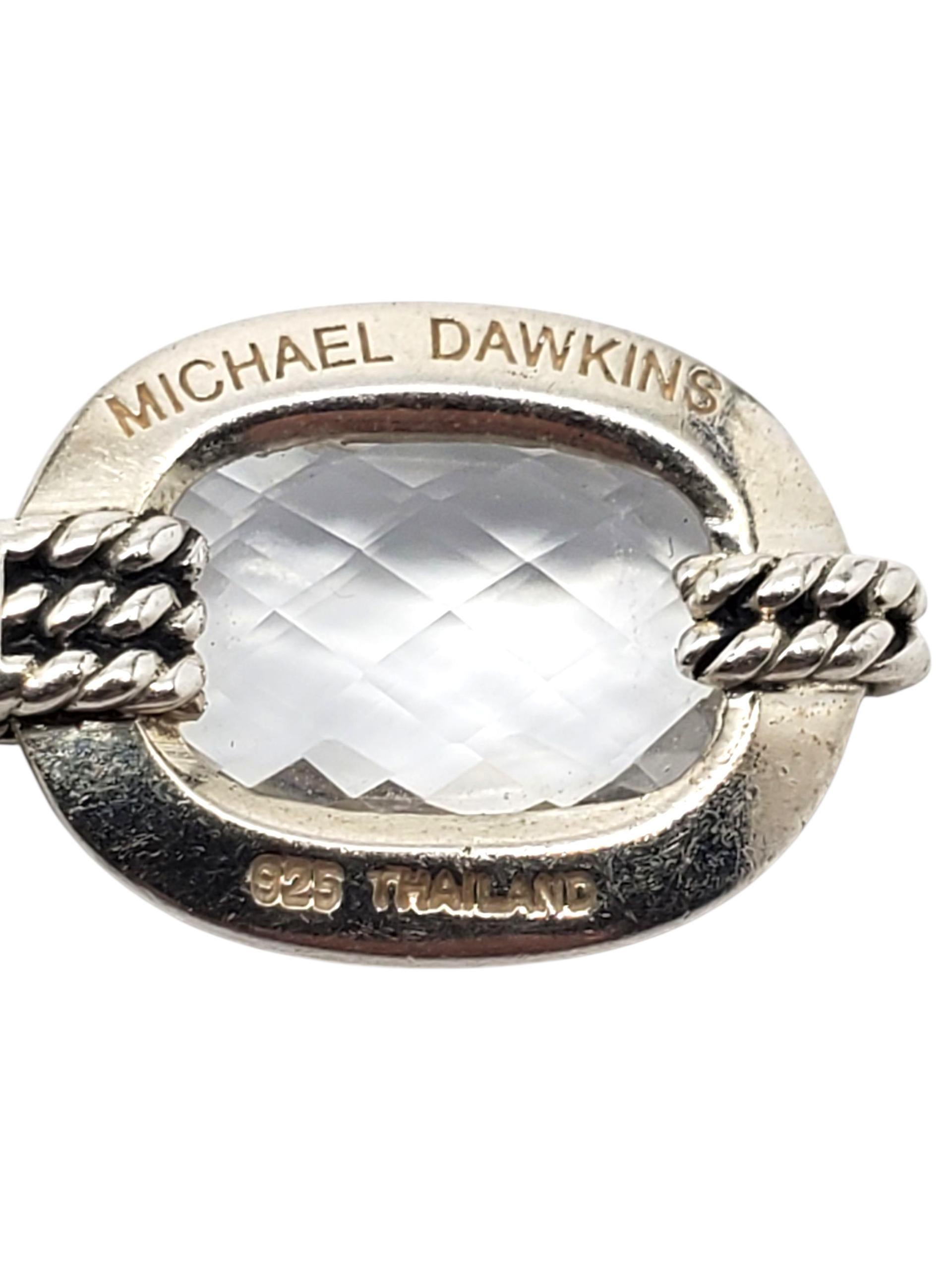 Donna Michael Dawkins - Ciondolo con quarzo chiaro in argento Sterling #23786 in vendita