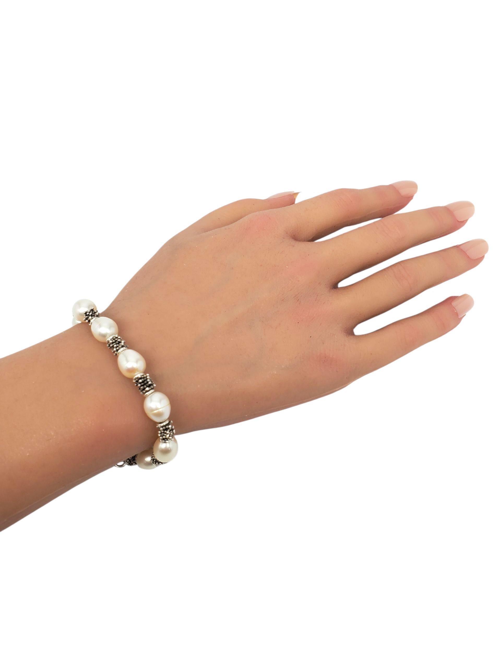 Michael Dawkins Bracciale con perle d'acqua dolce in argento 925 #23309 in vendita 1
