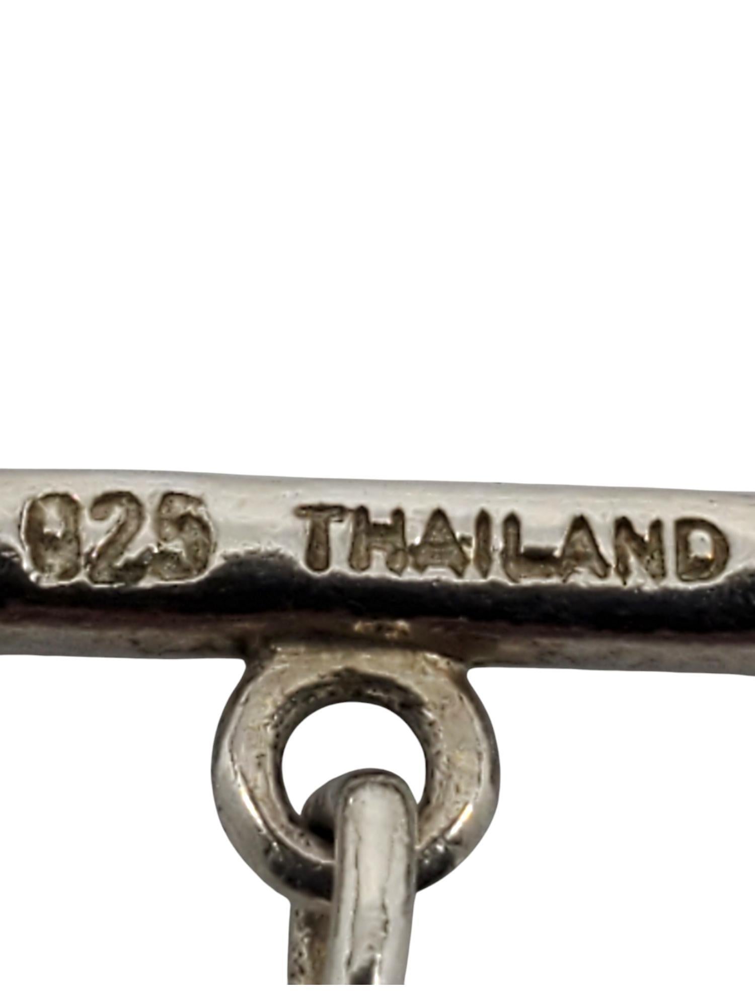 Michael Dawkins, collier à maillons ovales mixtes en argent sterling n° 19942 en vente 1