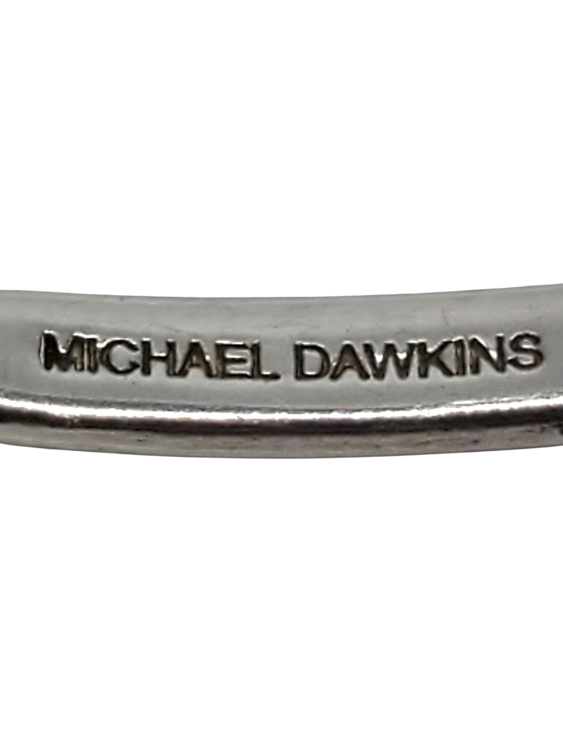Michael Dawkins Bracciale con cerniera in argento con più pietre #23341 in vendita 1