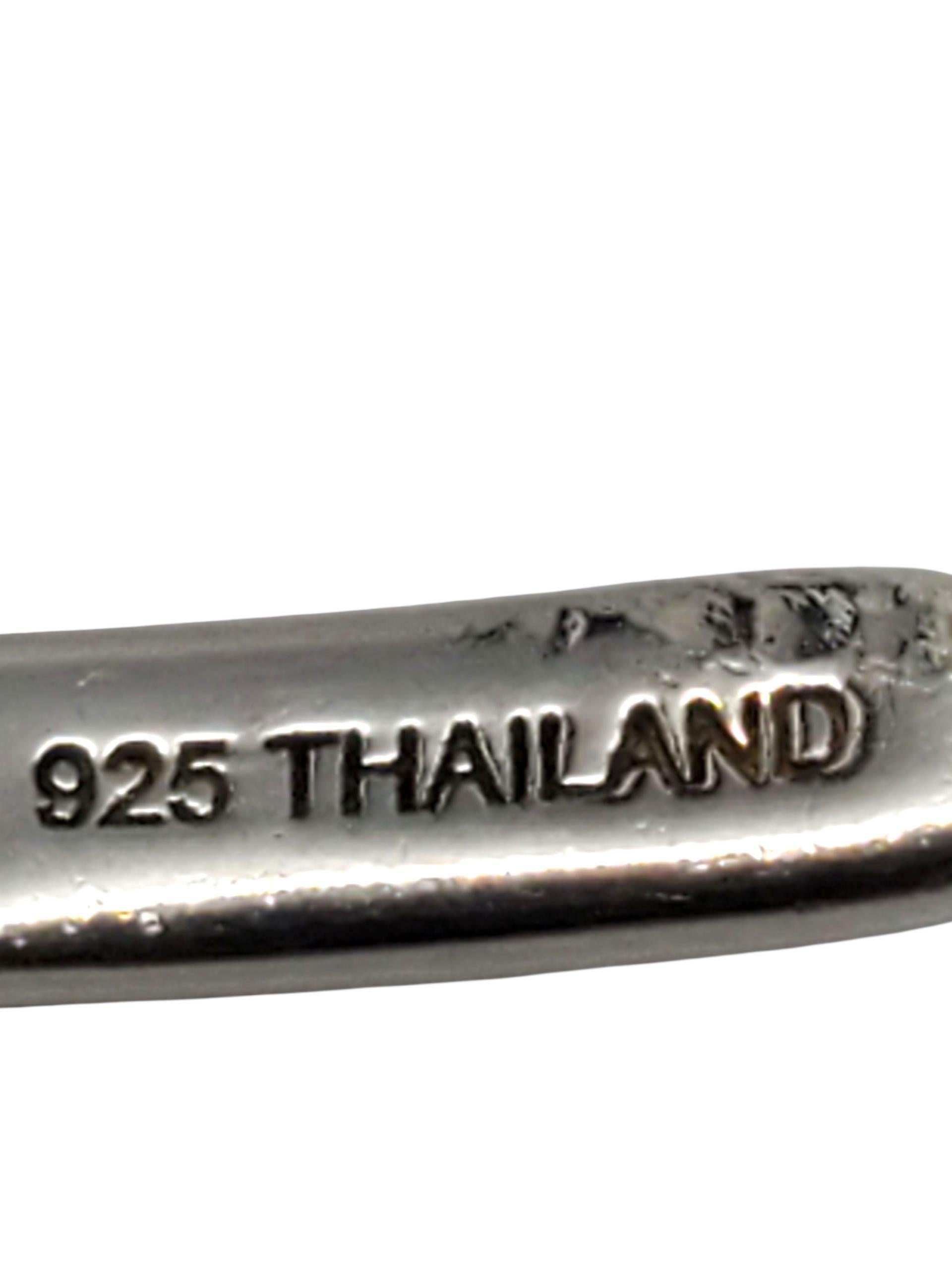 Michael Dawkins Bracciale con cerniera in argento con più pietre #23341 in vendita 2