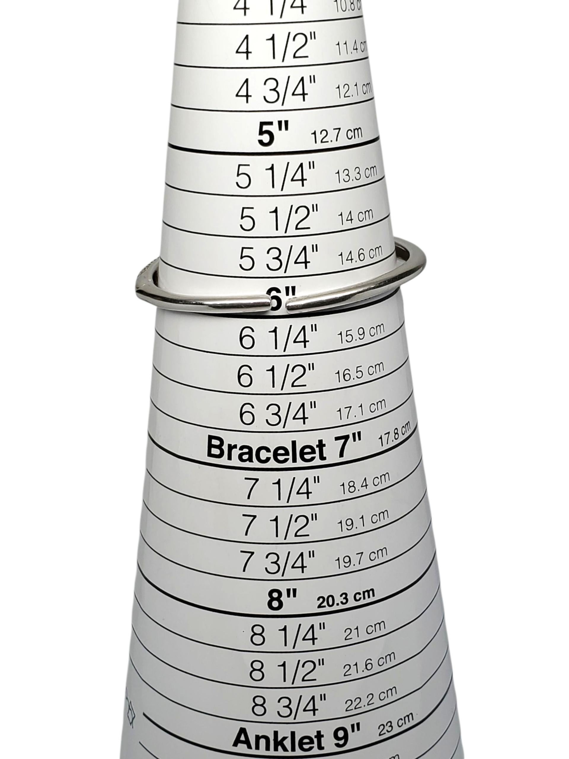 Michael Dawkins Bracciale con cerniera in argento con più pietre #23341 in vendita 3