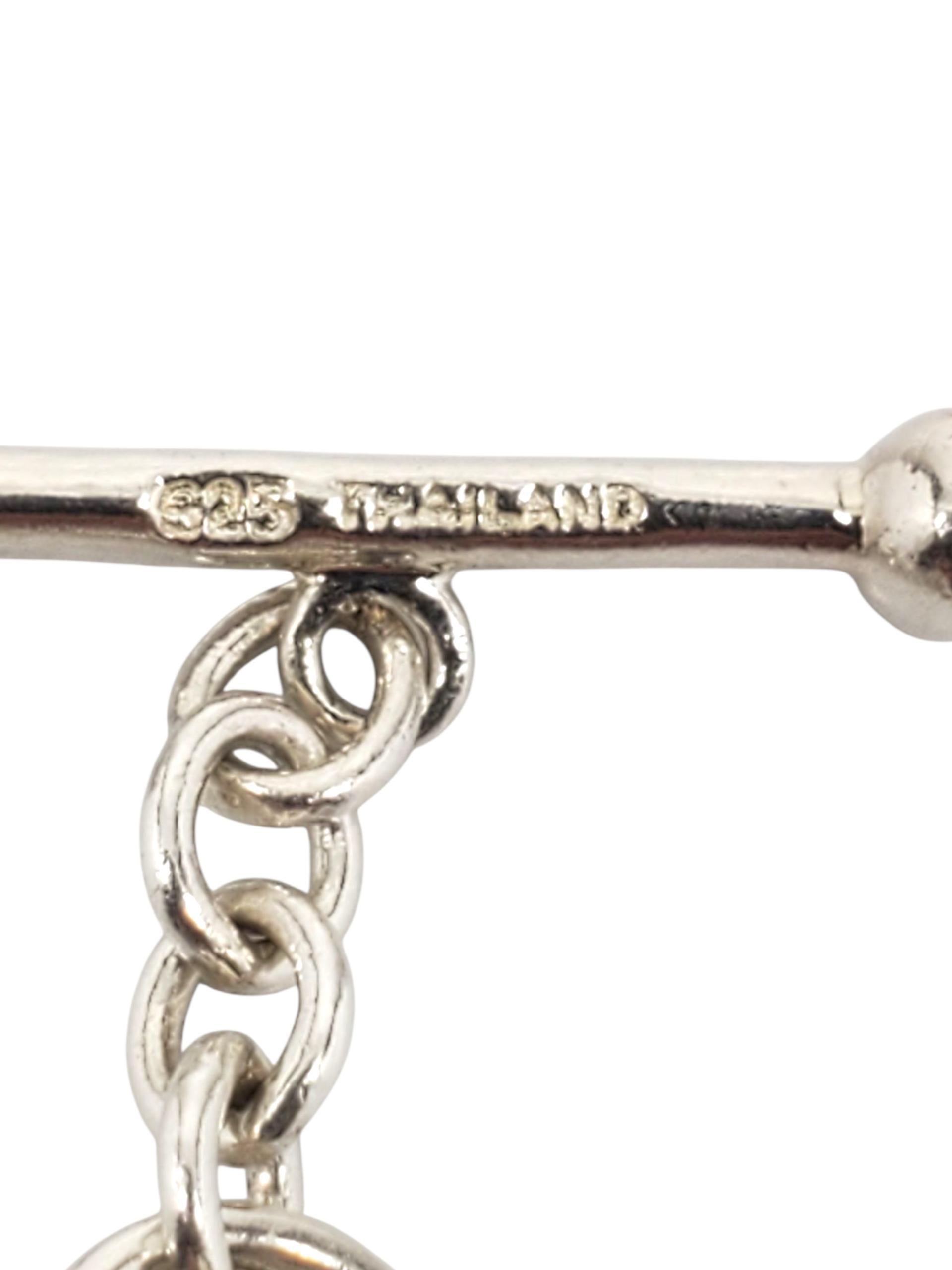 Michael Dawkins Bracciale scultoreo a più pietre in argento #23312 in vendita 2