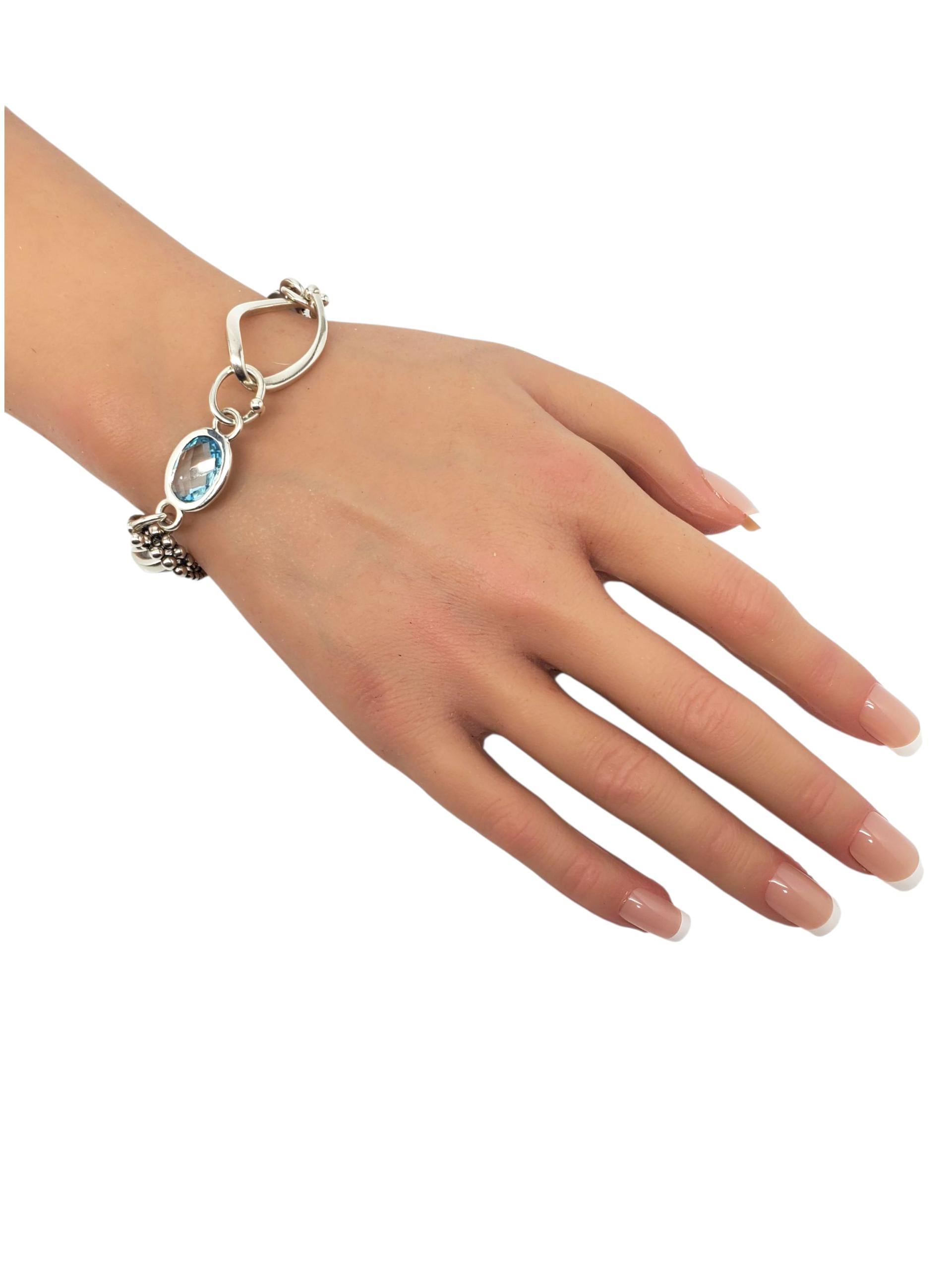 Michael Dawkins Bracciale scultoreo a più pietre in argento #23312 in vendita 3