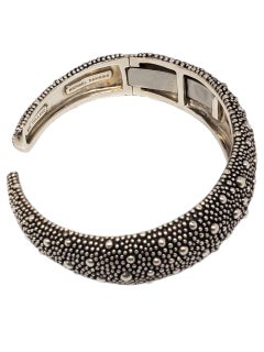 Michael Dawkins Bracciale a cerniera in argento con ciottoli #23340