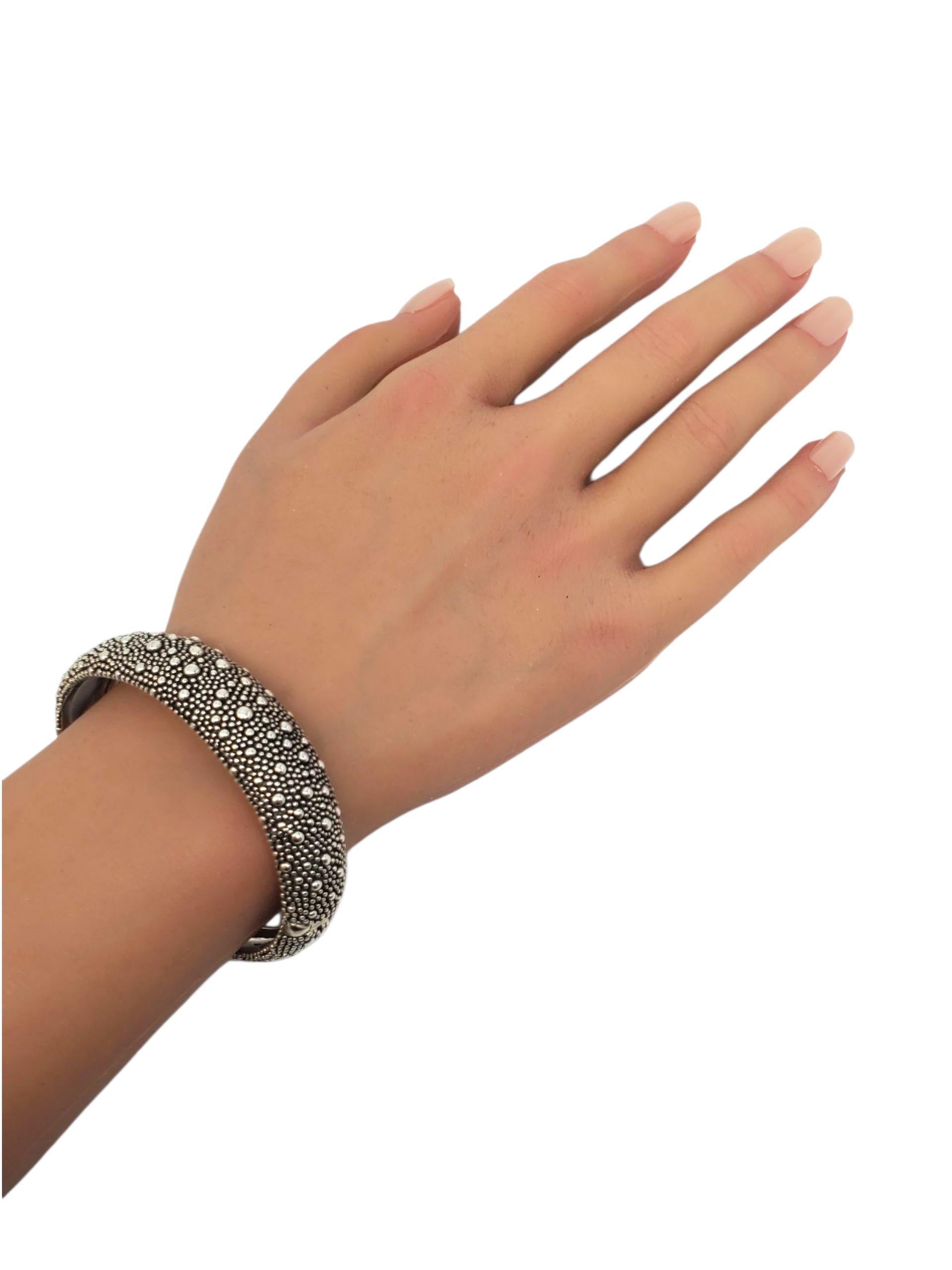 Michael Dawkins Bracciale a cerniera in argento con ciottoli #23340 in vendita 3