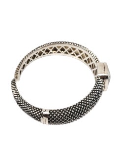 Michael Dawkins Bracciale con cerniera in argento massiccio #23338
