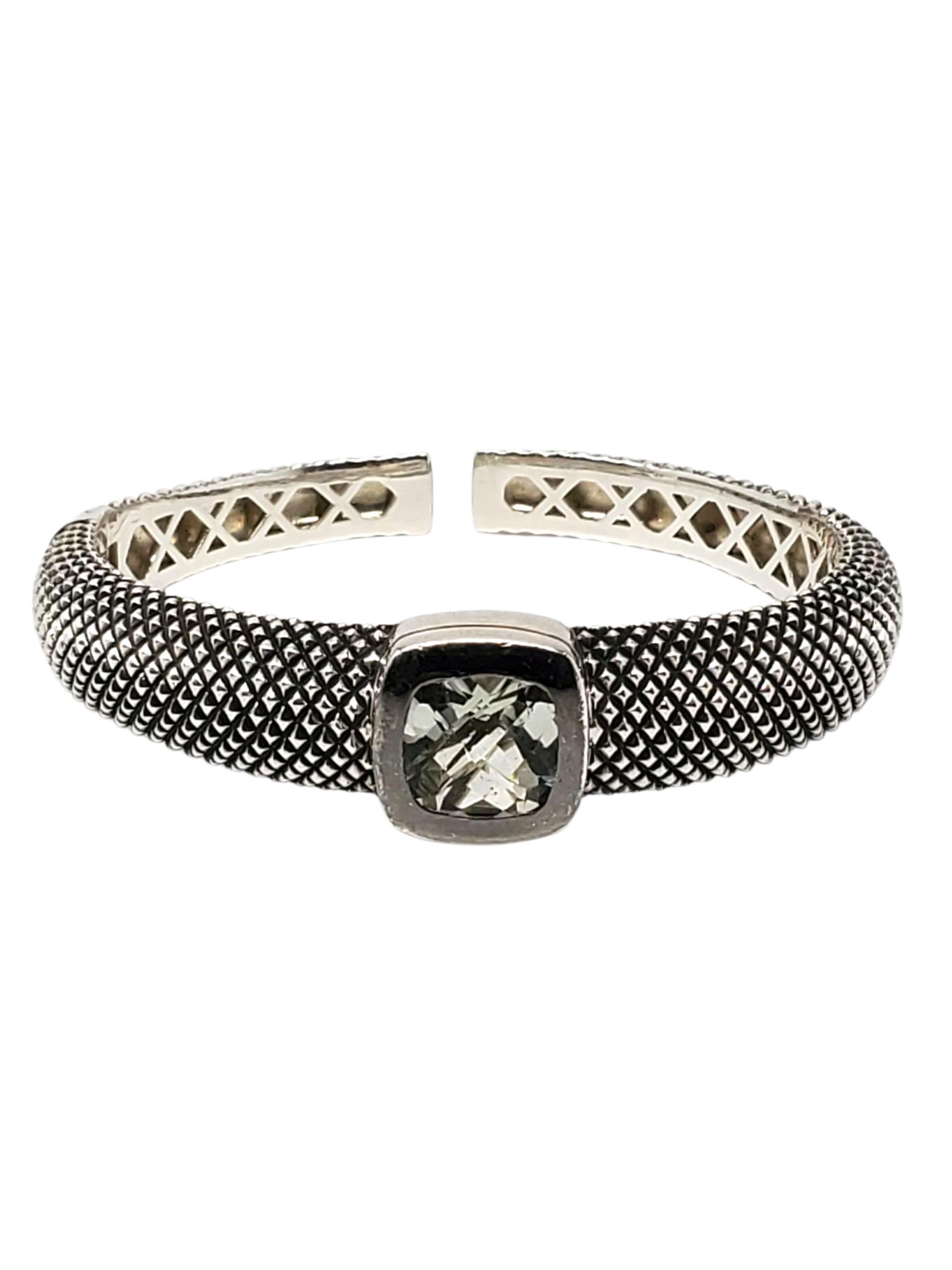 Michael Dawkins Bracciale con cerniera in argento massiccio #23338