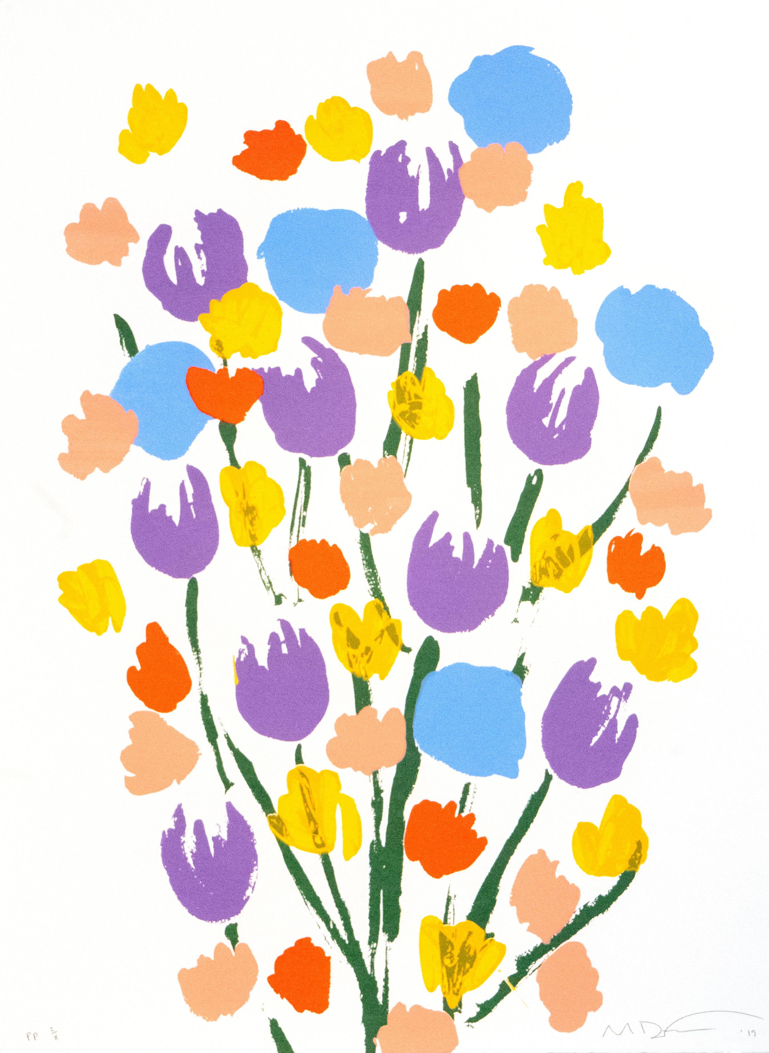 Michael De Feo Print - "Flowers"