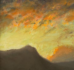 "Setting Behind the Ridge" (2015) By Michael DeVore, Original Oil Painting