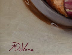 "Spilled Shallots" (2015) By Michael DeVore, Original Oil Still-Life Painting