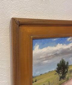 "The Long Road" (2015) Impressionist Midwestern Landscape and Skyscape