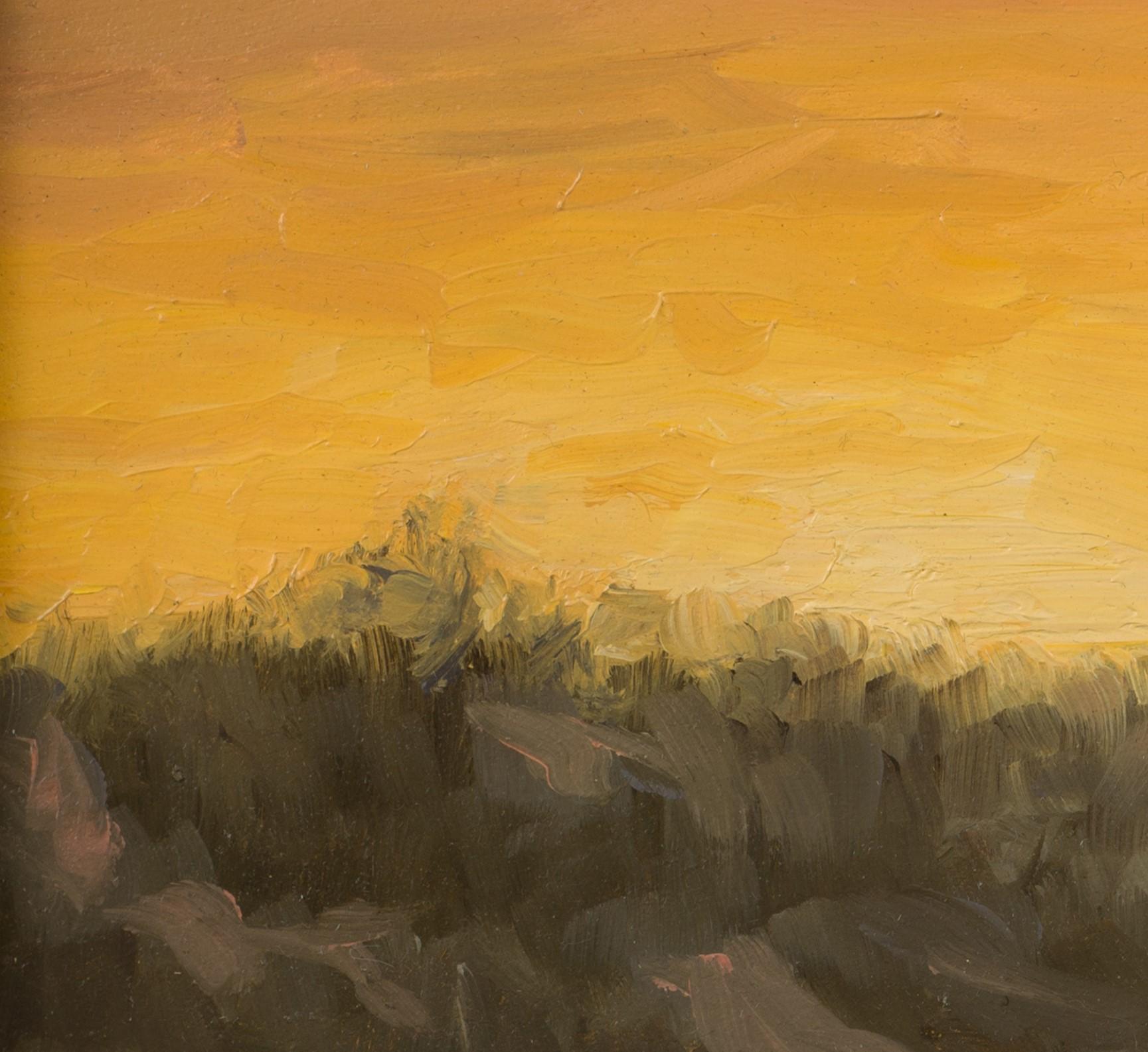 „Winter Twilight“ (2014) von Michael DeVore, Original Öl-Landschaftsgemälde im Angebot 2