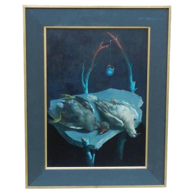 Michael Dore, "Tombe De Chefs", Oil on Canvas, circa 1970