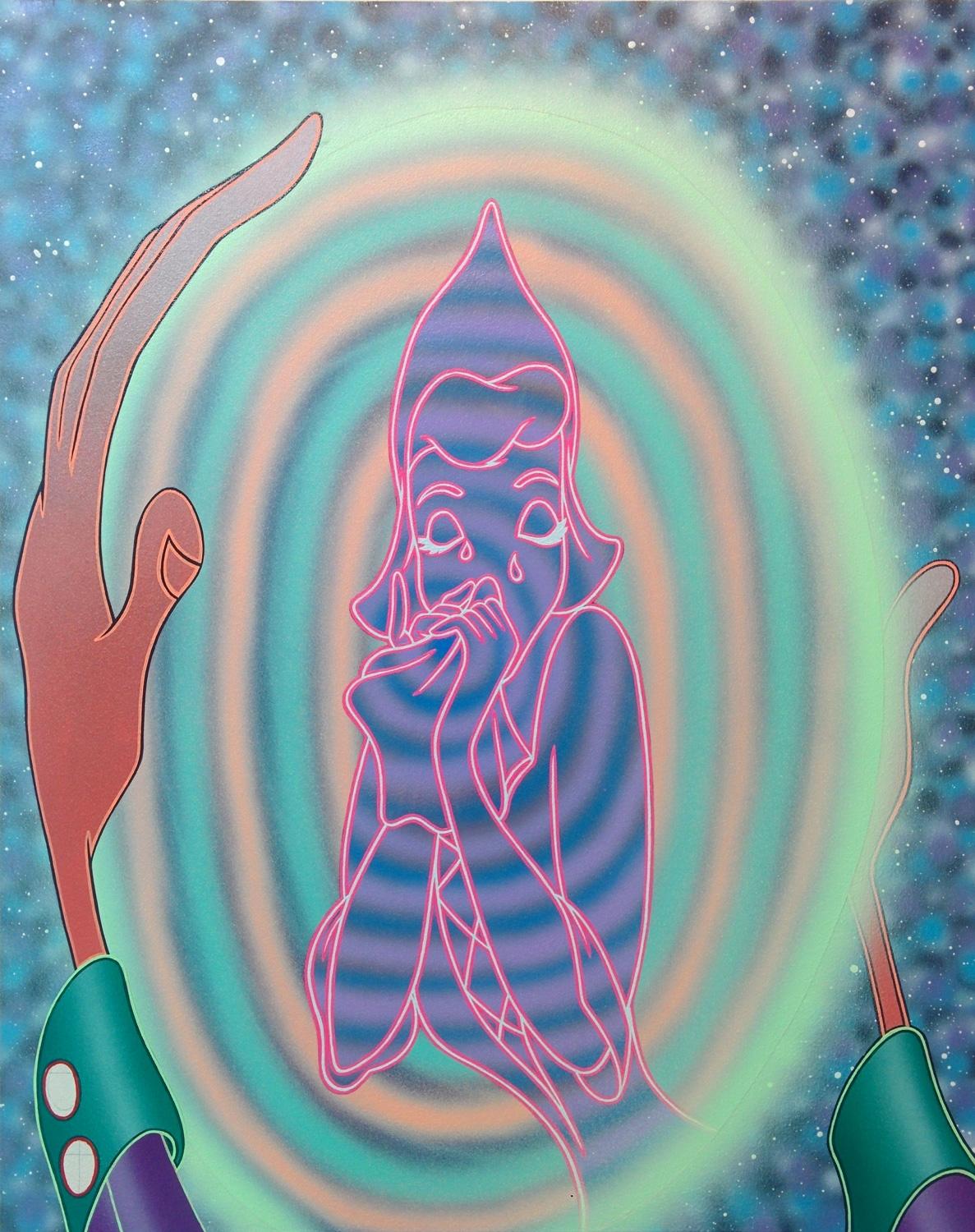 Michael Dotson Figurative Painting - You
re Not Alone