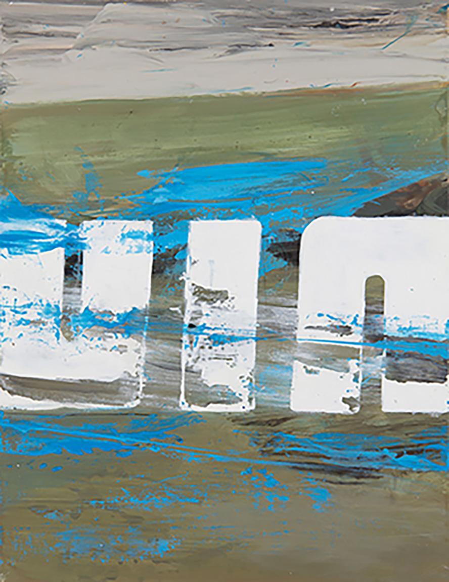 Abstract Painting di Michael Dweck - Blunderbust S-130