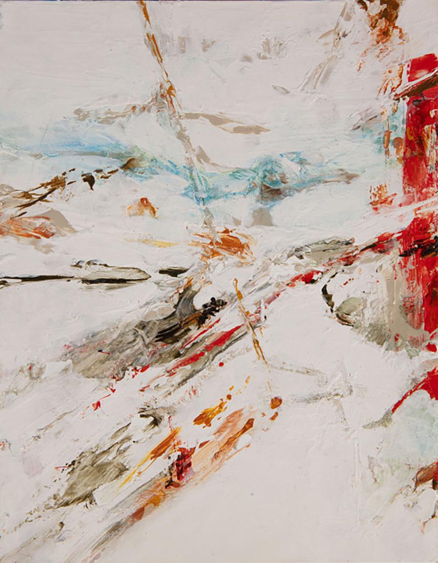 Abstract Painting di Michael Dweck - Blunderbust S-30