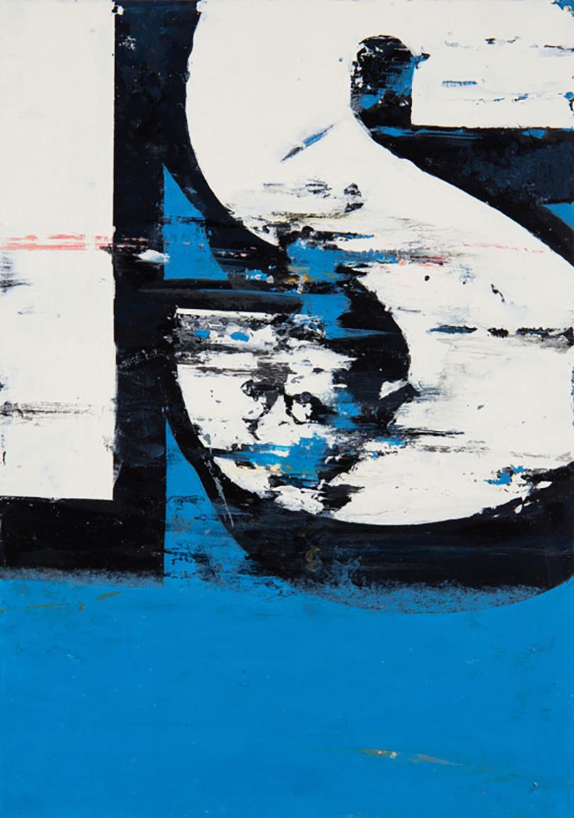 Abstract Painting di Michael Dweck - Blunderbust S-96