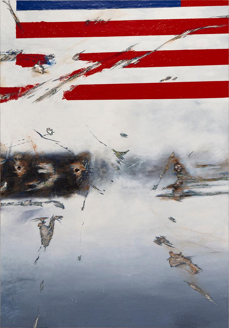 Abstract Painting di Michael Dweck - La bandiera di Jack