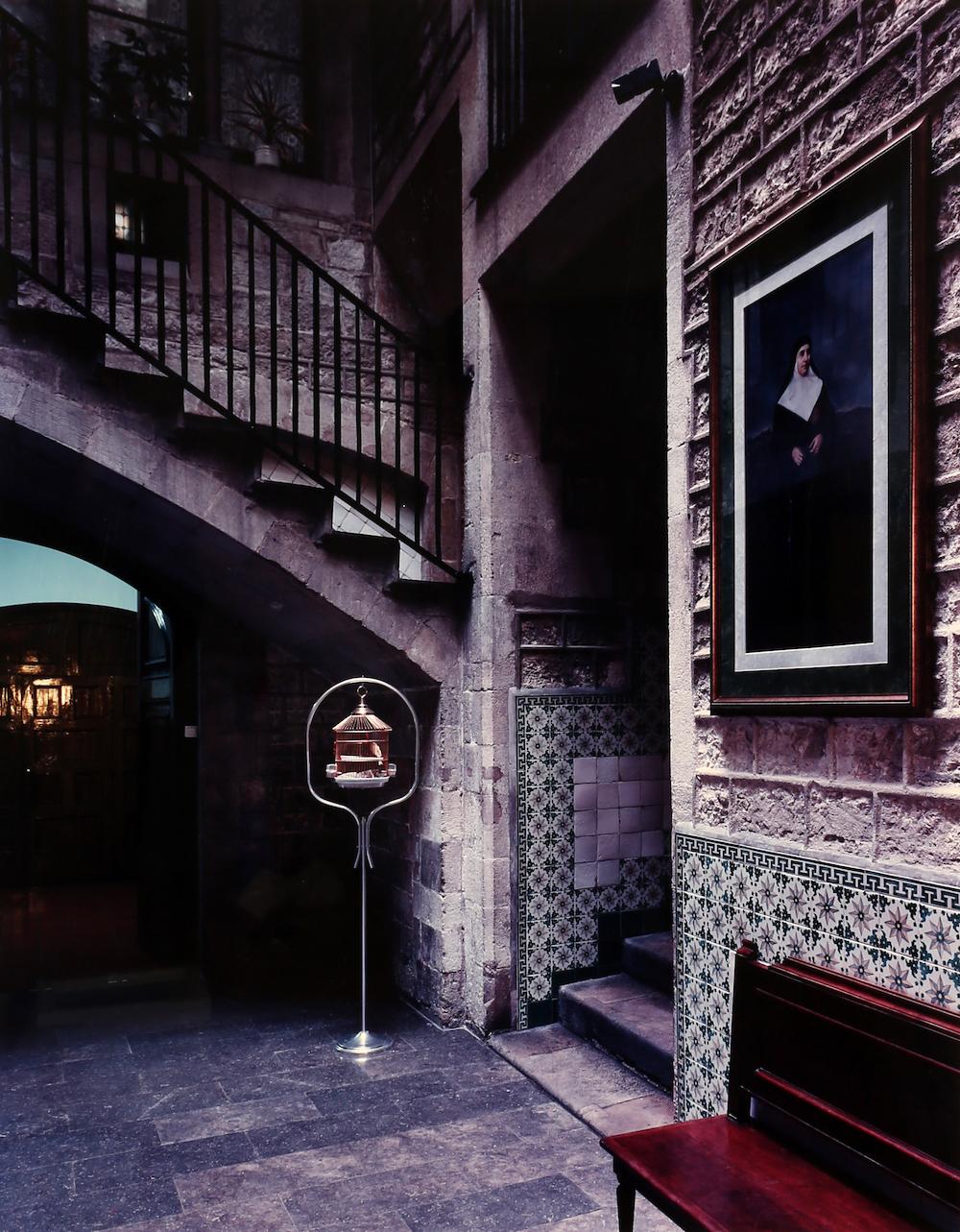 Barcelona Interior  - Contemporary Photograph by Michael Eastman