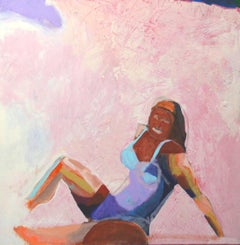 Life's a Beach, paesaggio figurativo contemporaneo sulla spiaggia