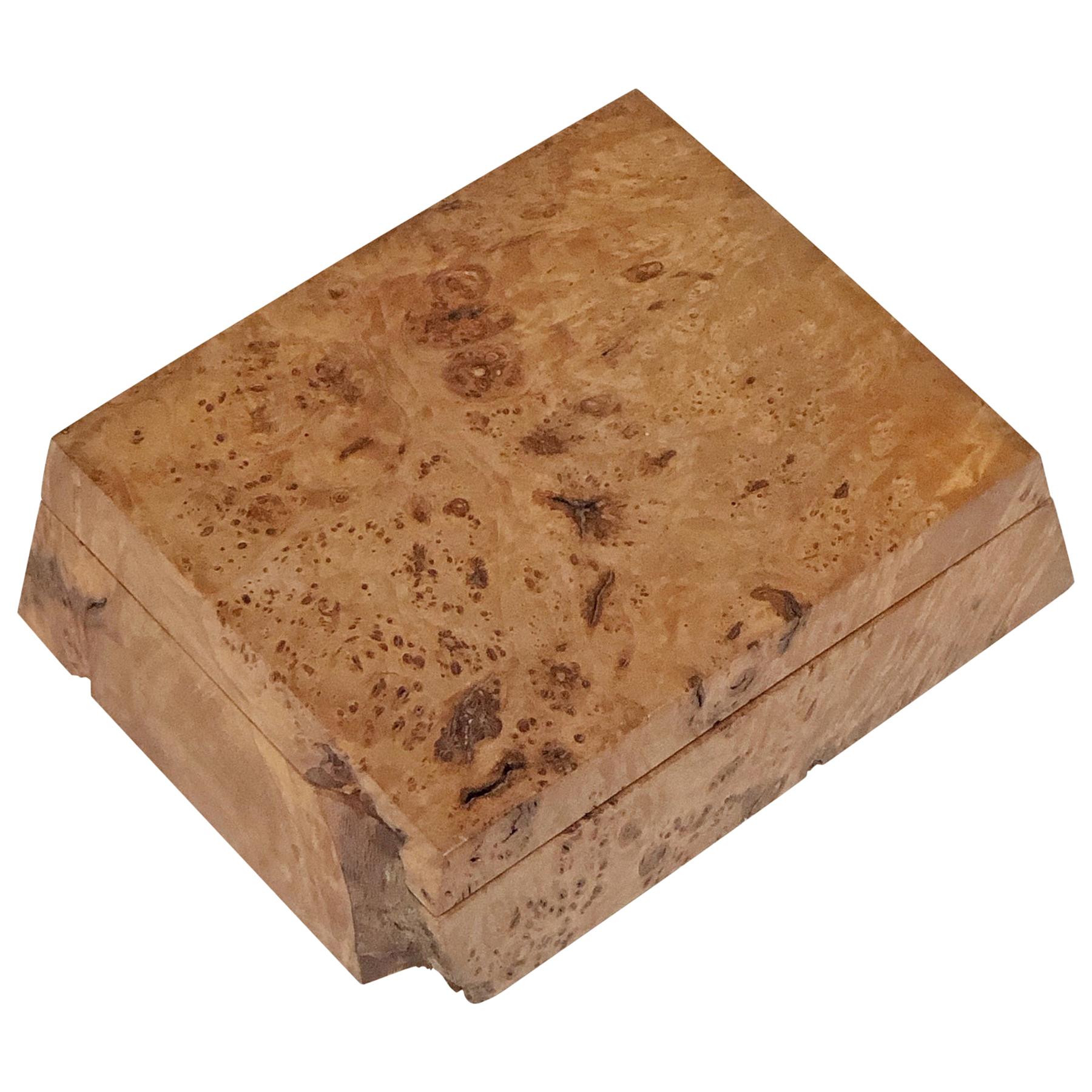Michael Elkan Burled Wood Box