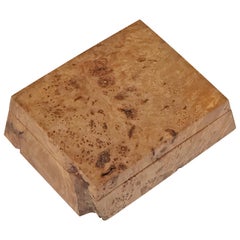 Michael Elkan Schachtel aus Holz mit Wurzelholz