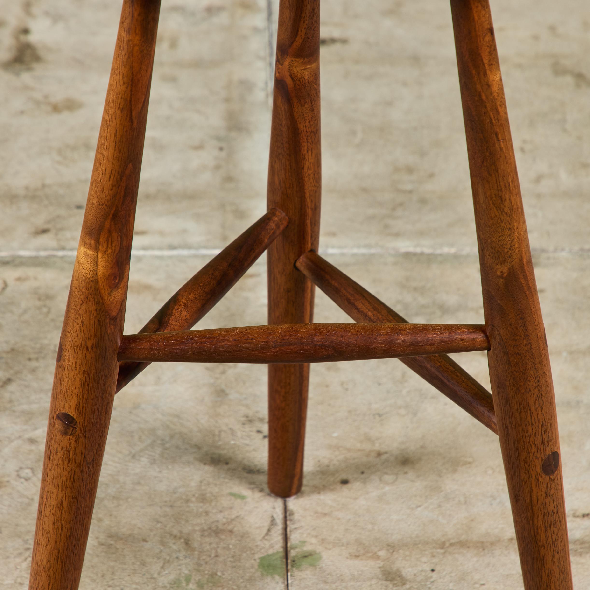 Michael Elkan Studio Craft Live Edge Stool For Sale 3