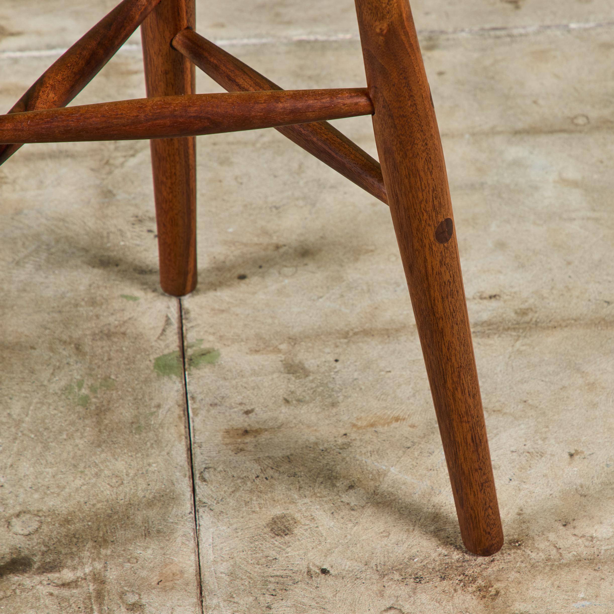 Michael Elkan Studio Craft Live Edge Stool For Sale 4