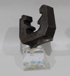 Michael F Cox Lucite Queen Elizabeth 2 Steam Turbine Engine Sculpture