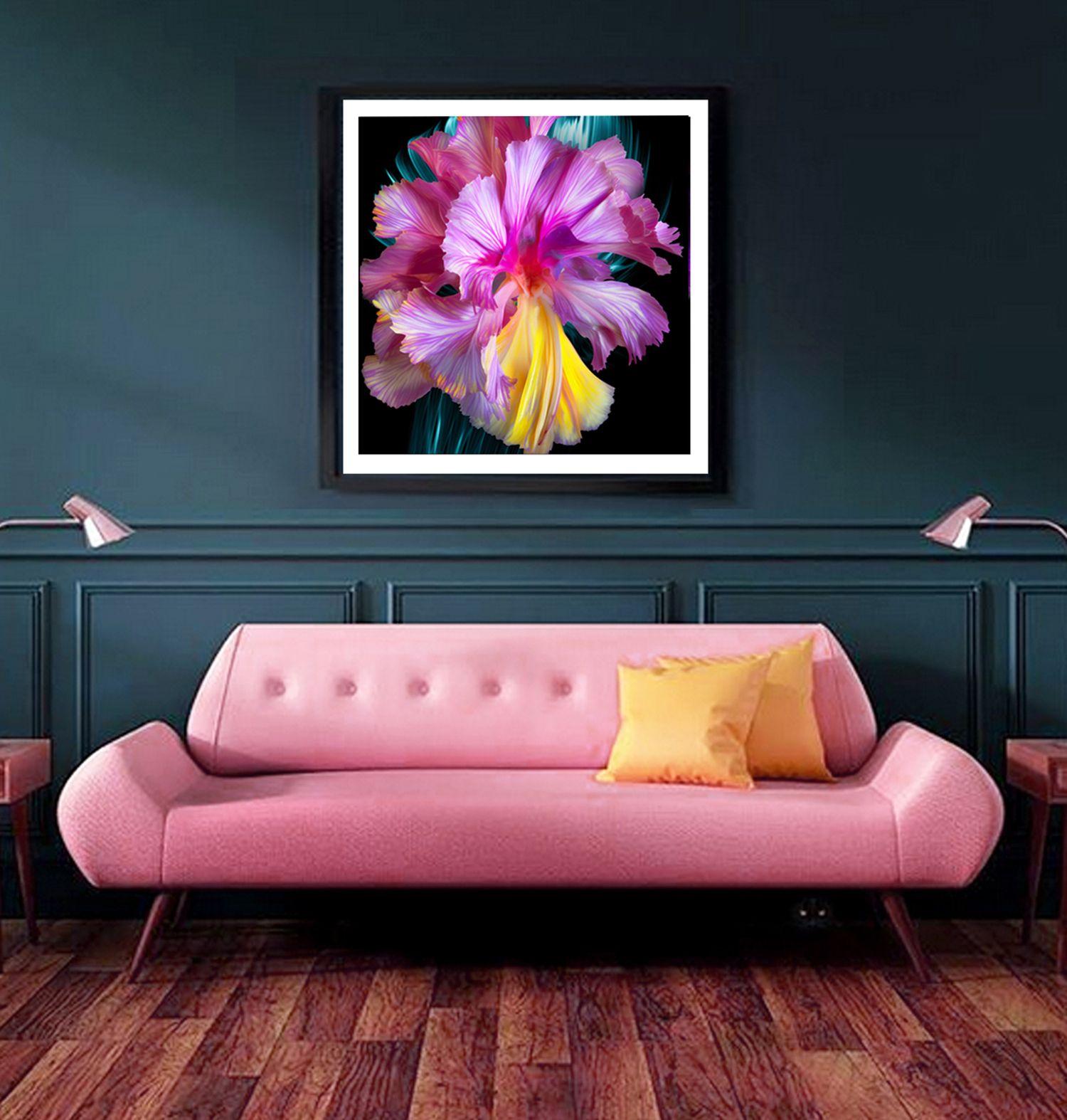 Color photography flowers merged with Betta Fish.  Printed on Archival Fine Art Paper. :: Photograph :: Color :: This piece comes with an official certificate of authenticity signed by the artist :: Ready to Hang: No :: Signed: Yes :: Signature