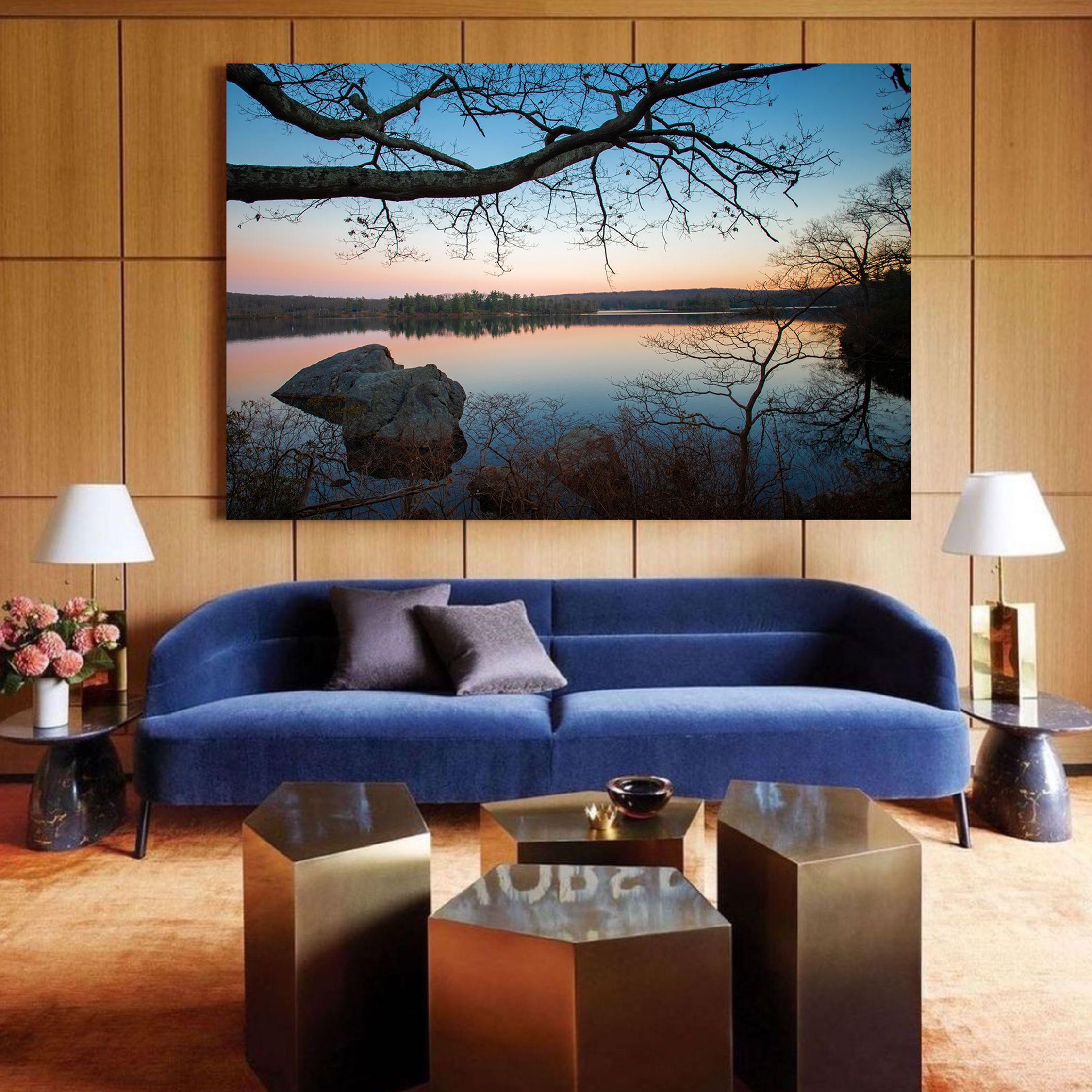 Landscape photograph of a lake in Harriman State Park, New York.  Printed on Archival Fine Art Paper. :: Photograph :: Color :: This piece comes with an official certificate of authenticity signed by the artist :: Ready to Hang: No :: Signed: Yes ::