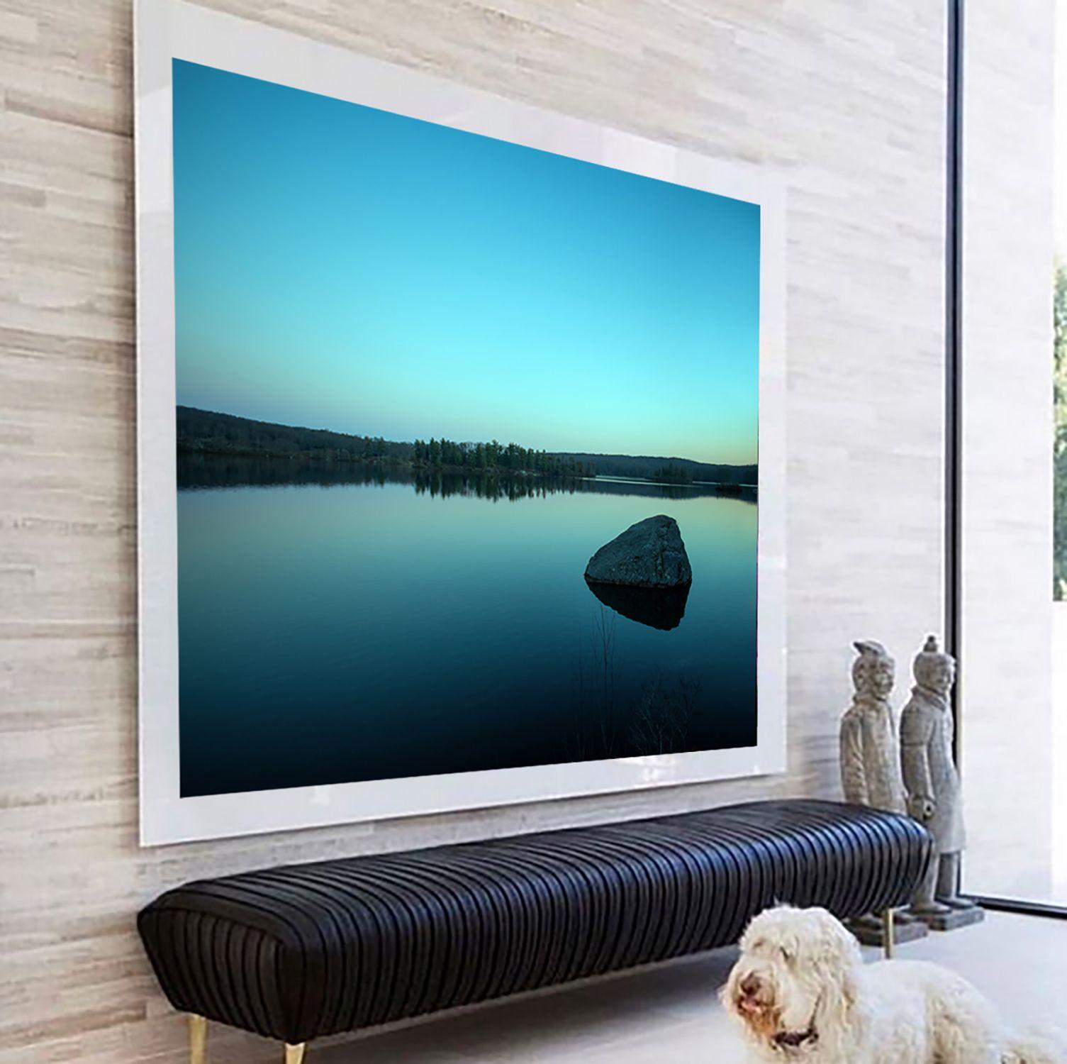 Color landscape photograph of a lake in Harriman State Park, NY.  Printed on Archival Fine Art Paper. :: Photograph :: Color :: This piece comes with an official certificate of authenticity signed by the artist :: Ready to Hang: No :: Signed: Yes ::