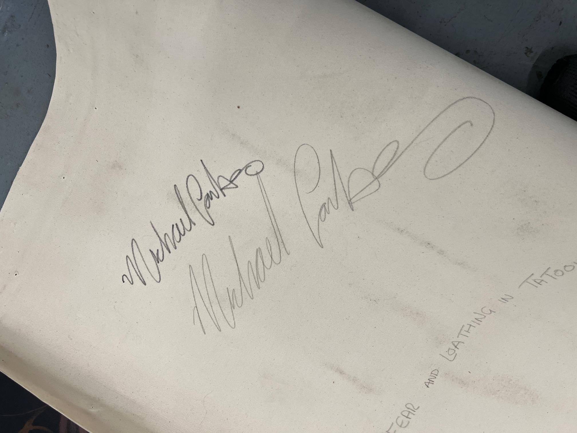 Dies ist ein Originalgemälde, das der britische Künstler Michael Forbes von Hand auf Leinwand gemalt hat. Es wird gerollt versandt - der Preis liegt weit unter dem Einzelhandelspreis, so dass es einfach, sicher und viel billiger ist, es von einem