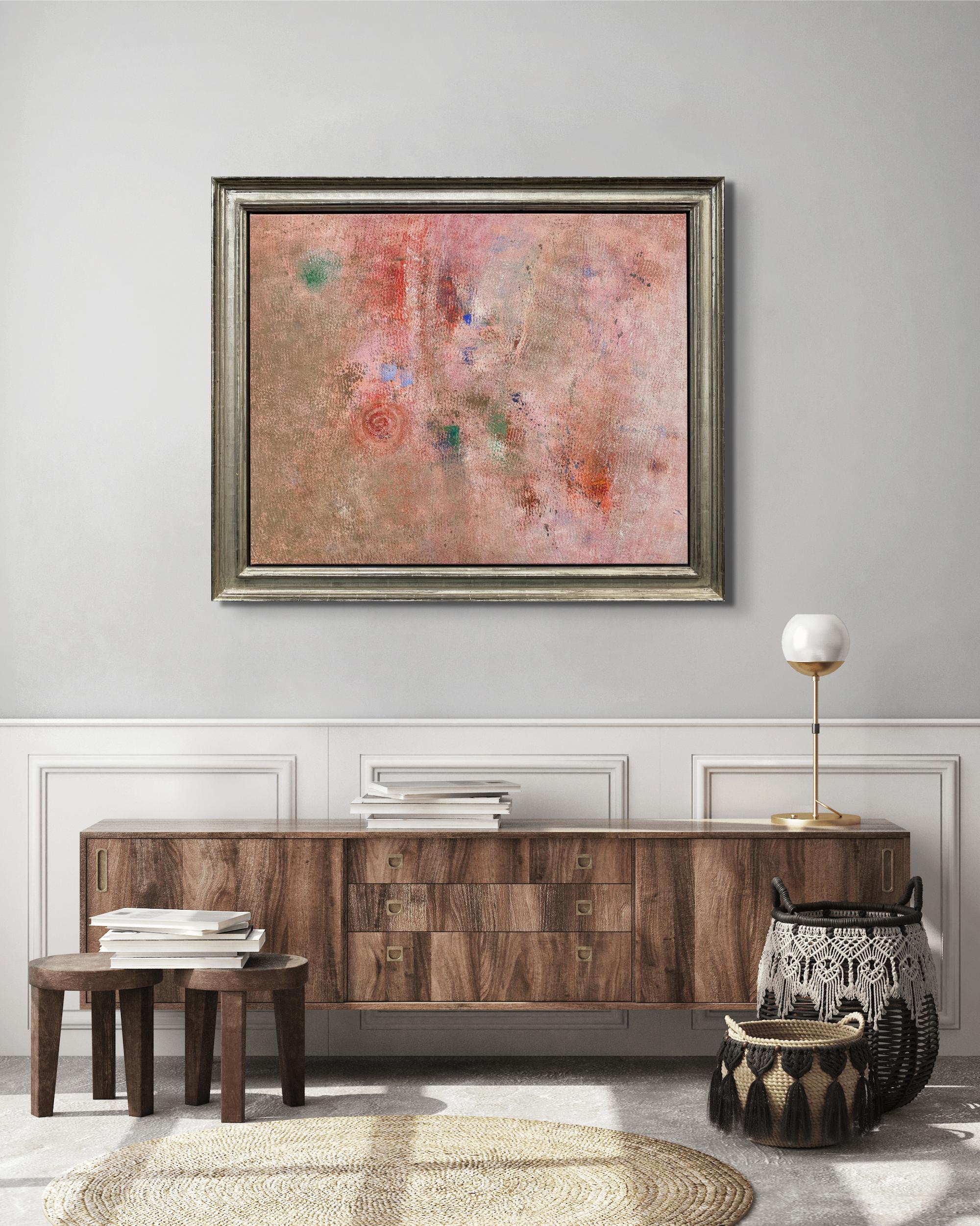 Celestial Sky in Rot (Abstrakt), Painting, von Michael Forster