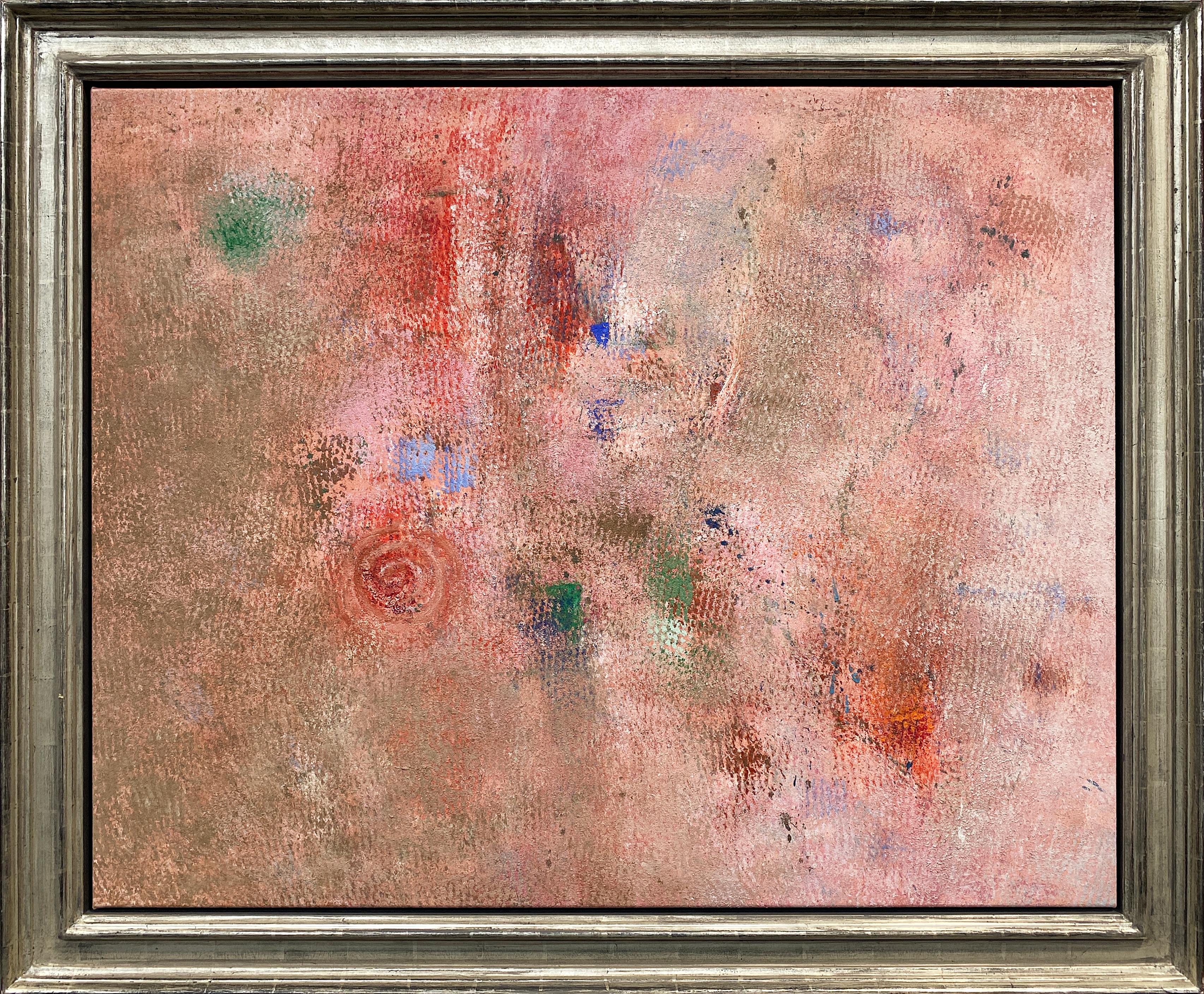 Michael Forster Abstract Painting – Celestial Sky in Rot