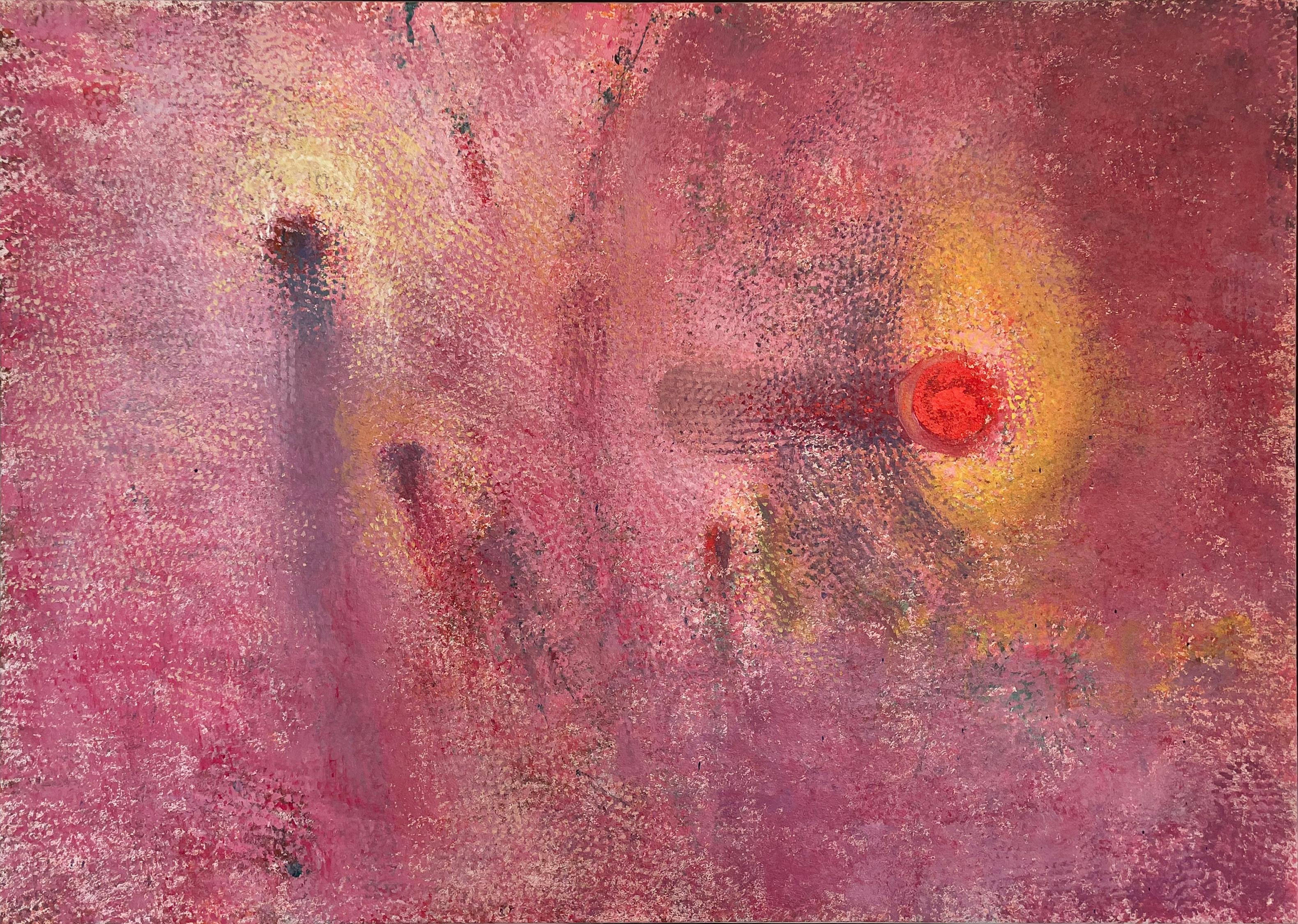 Danza dell'alba, cielo celeste - Painting Astratto di Michael Forster