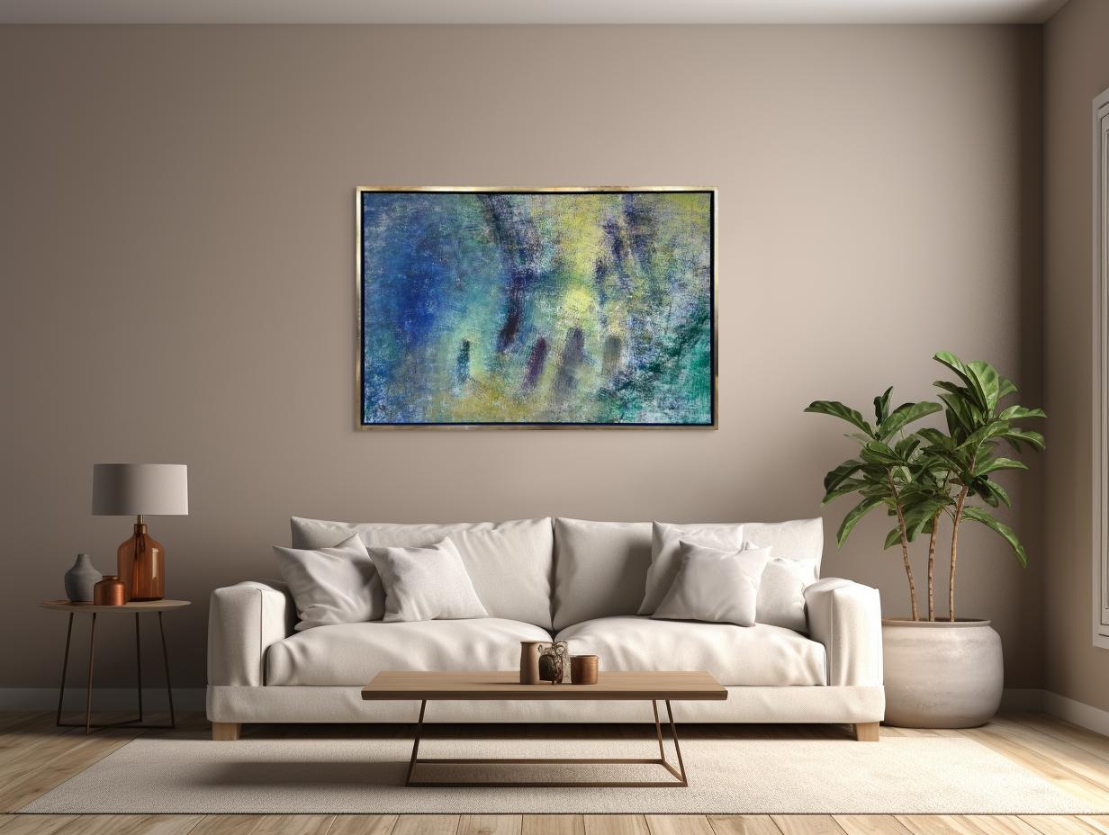 To Celebrate a Childhood - The Rains, abstract For Sale 3