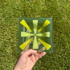 Michael and Frances Higgins Glass Tray / Vide-Poche, Stati Uniti, XX secolo