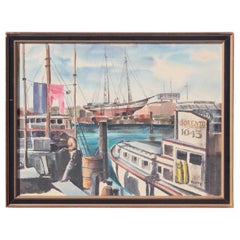 South Texas Nautical Harbor Scene