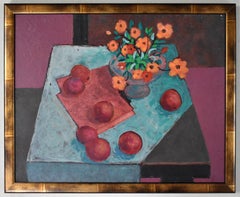 "STILL LIFE FRUIT" MID CENTURY