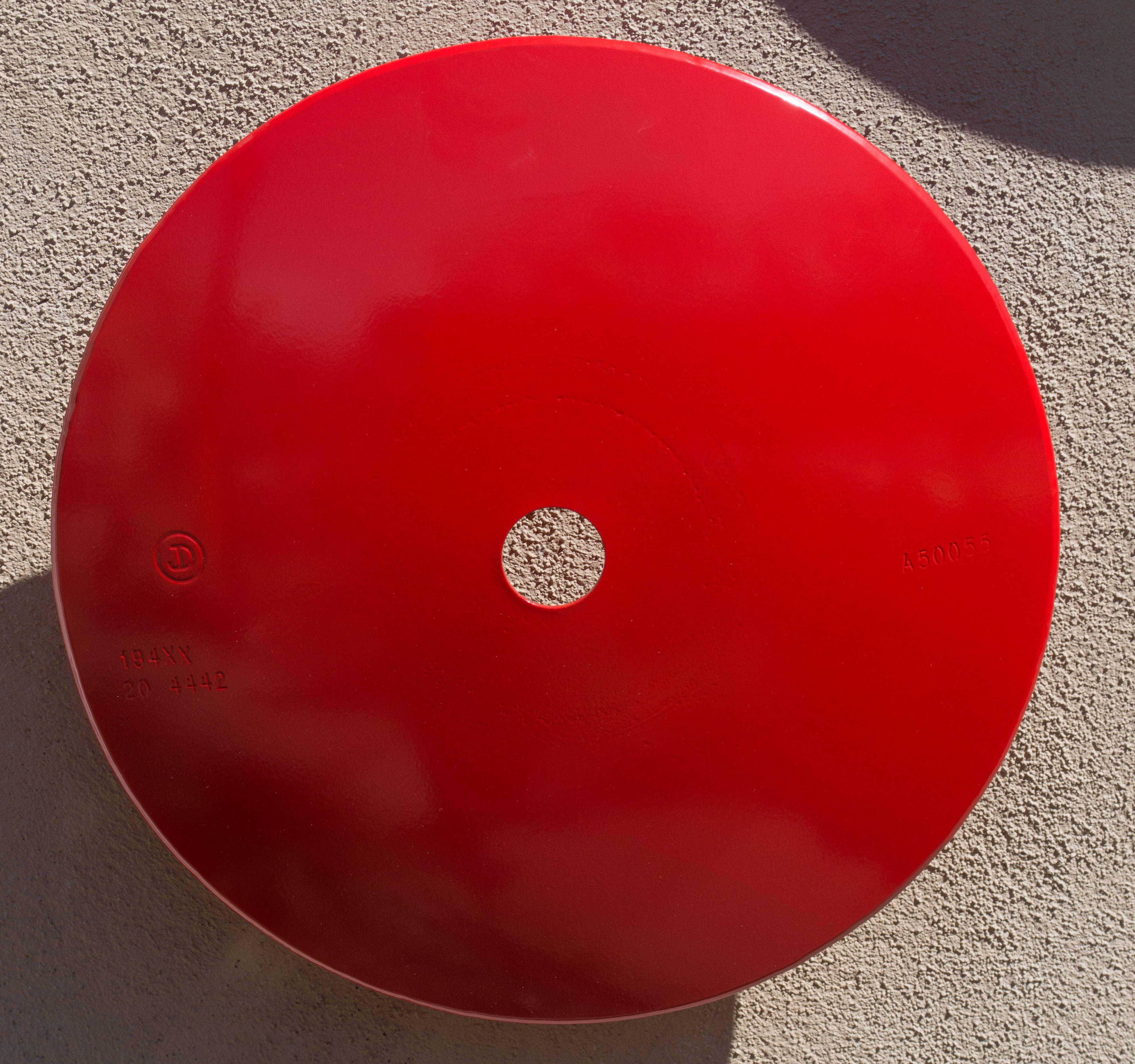 Terrace Disc, red orange