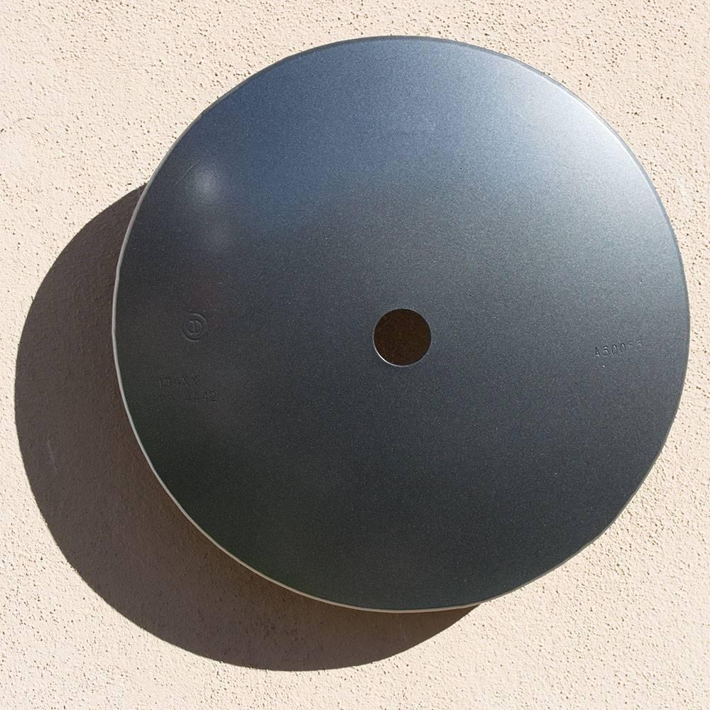 Michael Freed and Adam Rosen Abstract Sculpture - Terrace Disk, metallic steel