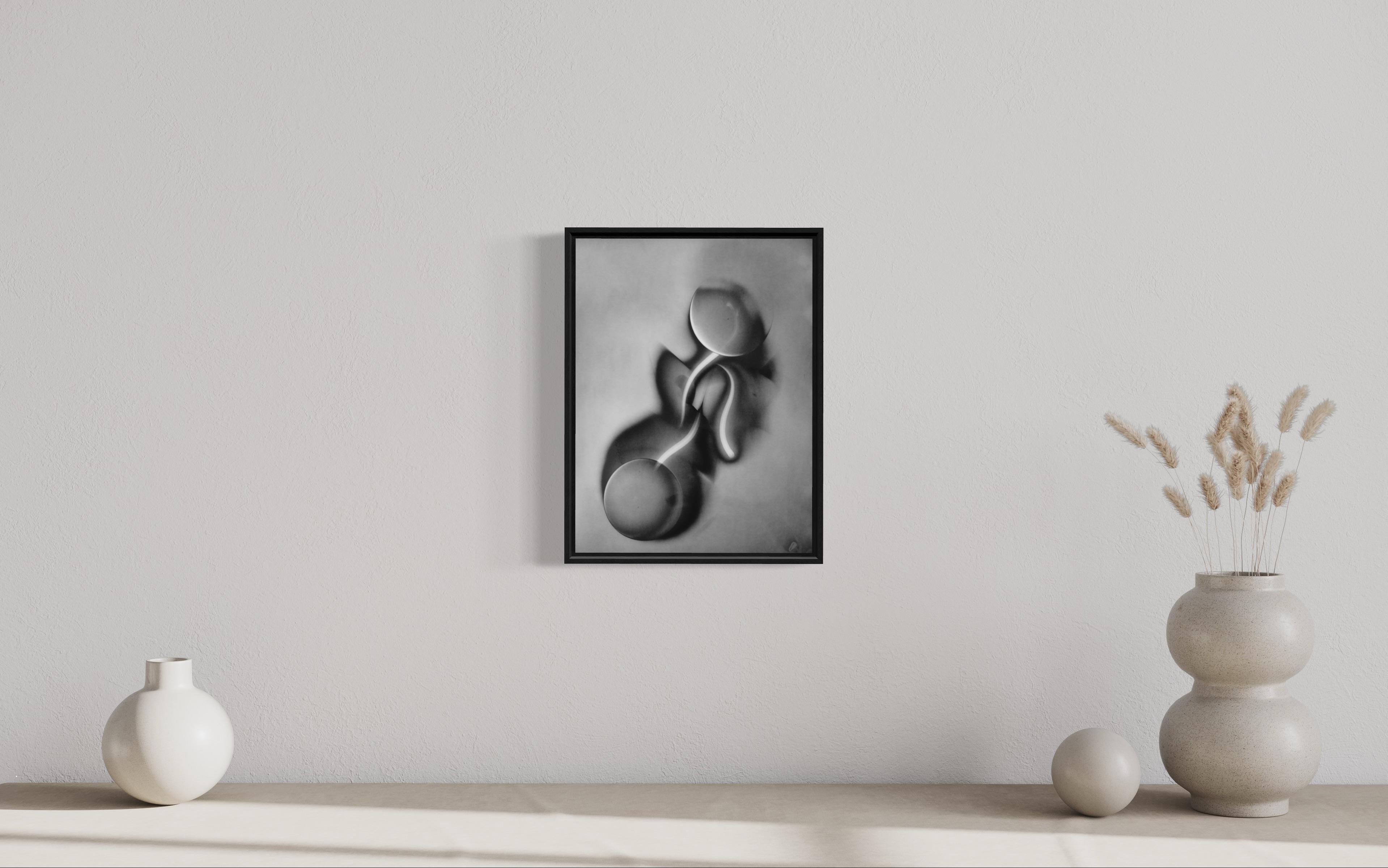 #396, The Self Representation of Light, Unique Luminogram, Drawn by Light For Sale 3