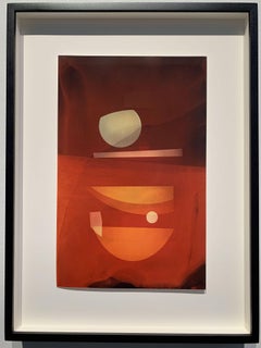 Summer Sea - Unique Abstract Colour Darkroom Print, Custom Framed